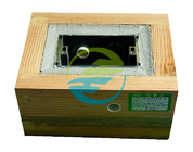 Equipamento de ensaio IEC60669 Teste de subida de temperatura de madeira Caixa oculta Caixa de montagem de descarga Soquete doméstico