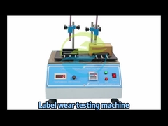 Operação de marcação de equipamento de testes da abrasão da etiqueta do equipamento de teste do IEC manualmente