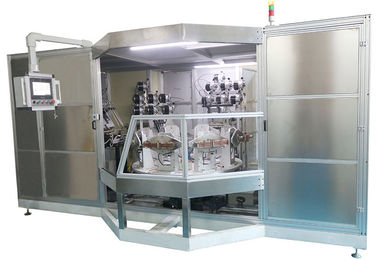 Bom preço A chama de soldadura automática giratória da plataforma giratória da máquina de 8 estações solda o equipamento para o permutador de calor de cobre 45s/pc on-line