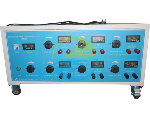 Bom preço 6 estações Load Box For Power Cord Flexing Tester com equipamento de teste de cabo on-line