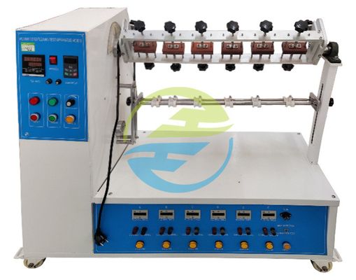 UL817 Teste de flexão do cabo de alimentação de 6 estações Teste de resistência à tração de detecção inteligente ± 180° Ajustável de alta precisão Design durável