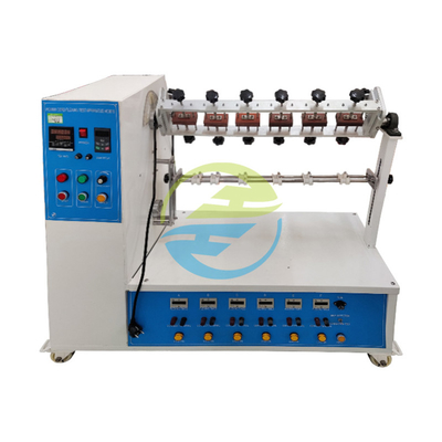Teste de flexão do cabo de potência Teste com precisão a resistência à tração 6 estações de teste Suporte 1 - 999999 vezes Teste de flexão, com uma taxa flexível e ajustável de 10 - 60rpm