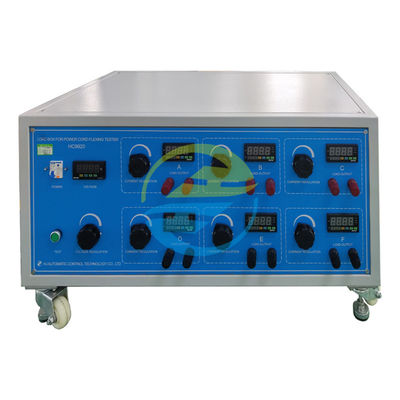 AC220V±5% 60Hz Tensão de saída 0 ∼280V Equipamento de ensaio de cabos de 6 estações