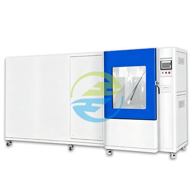 Qualidade Câmara de ensaio de pulverização impermeável IPX1-IPX6 automática para ensaios de chuva, salpicos e jatos de água da norma IEC 60529. fábrica