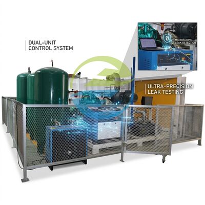 Bom preço Máquina automática de ensaio de vazamento de hélio que produz um baixo alarme falso para inspecção do compressor On-line