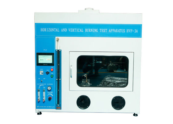 Verificador vertical horizontal da chama do equipamento de testes da inflamabilidade para o teste do perigo de fogo